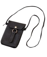 KAZZU SELECT/カッズセレクト KAZZU SELECT ショルダーバッグ レディース スマホショルダー スマホポーチ 斜め掛け シボ 縦型 肩掛け 斜めがけ/505185775