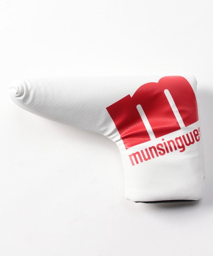 （Munsingwear/マンシングウェア）【ENVOY】ピン型・マレット型対応パターカバー/ユニセックス ホワイト×レッド