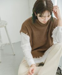ITEMS URBAN RESEARCH/ニットベストドッキングプルオーバー/505188038