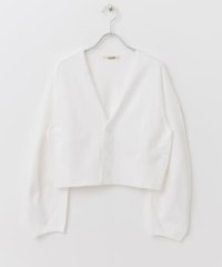 URBAN RESEARCH DOORS/『WEB/一部店舗限定』unfil　organic cotton cropped cardigan/505188363