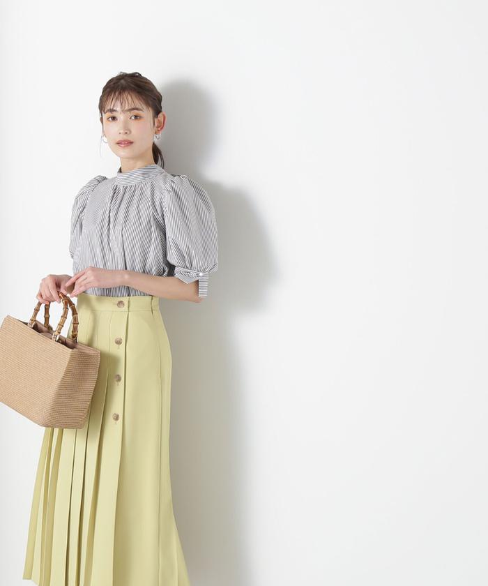 セール 60%OFF】アシメプリーツボタンスカート(505175325