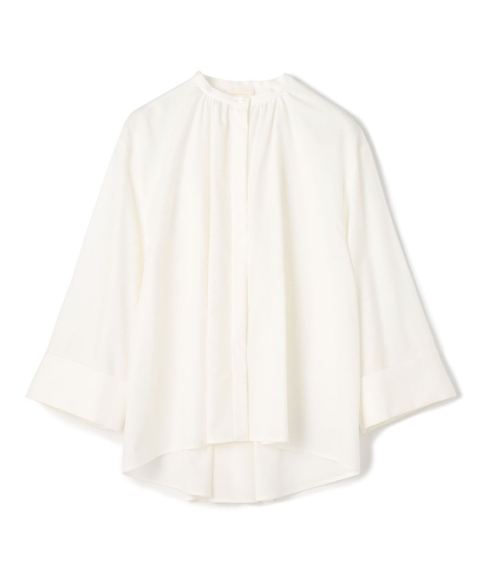 セール 30%OFF】クリスタルコットン ワイドスリーブブラウス