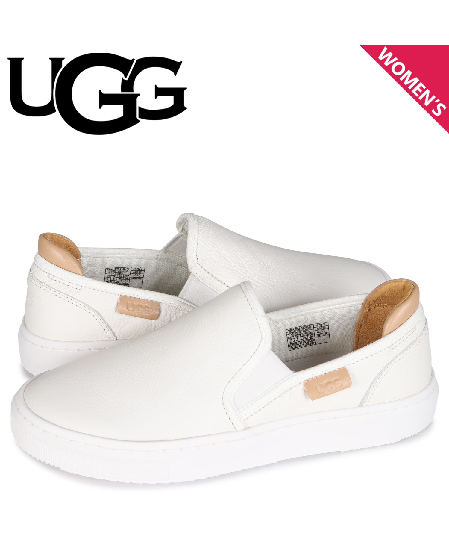 UGG アグ スリッポン アラメダ レディース ALAMEDA SLIP ON ホワイト