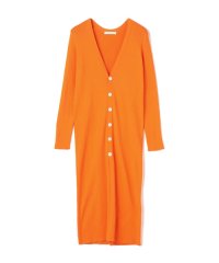 GALERIE VIE/ギザコットンリブ Vネックロングカーディガン/505188185
