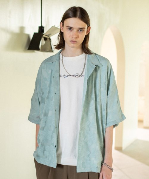 シアーフラワードルマンシャツ(505188927) | ジュンレッド(JUNRed) - d fashion