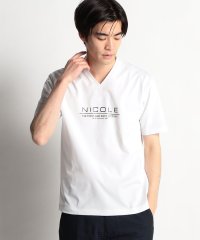 HIDEAWAYS NICOLE/ダブルシルケットロゴプリント半袖Ｔシャツ/505134800