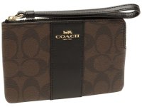 COACH/COACH  コーチ CORNER ZIP WRISTLET SIGNATURE/505194476