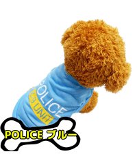 mowmow/犬 服 おしゃれ かわいい オールシーズン クール FBI VIP POLICE Tシャツ 猫 ペット服 猫服 ルームウェア タンクトップ 犬服/504092767