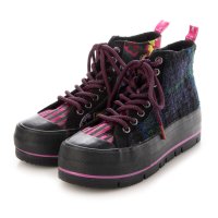 Desigual/シューズ ウィメンズ スニーカーブーツ CRUSH BLACK&PINK/504450799