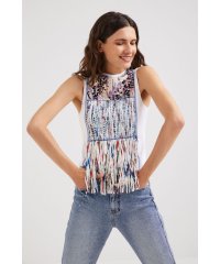 Desigual/パッチワーク Tシャツ/504451063