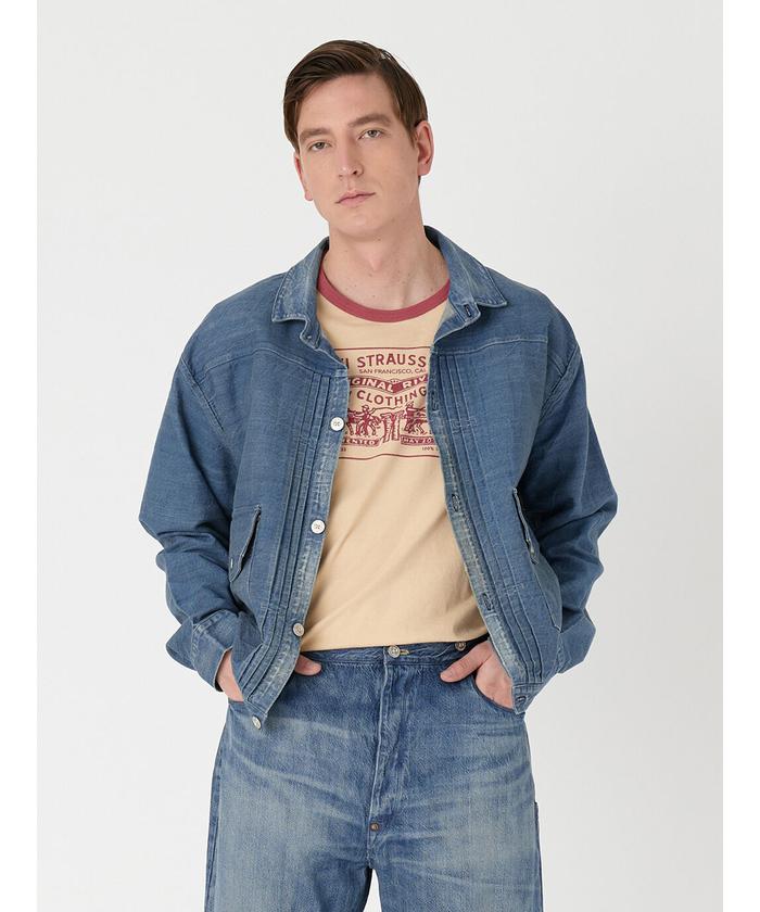 セール】LEVI'S(R) VINTAGE CLOTHING 1879 プリーツブラウス セール】LEVI'S(R) VINTAGE CLOTHING 1879 プリーツブラウス