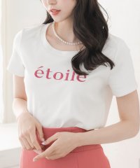 JULIA BOUTIQUE/etoile刺繍ロゴデザインTシャツ/23018/505196016