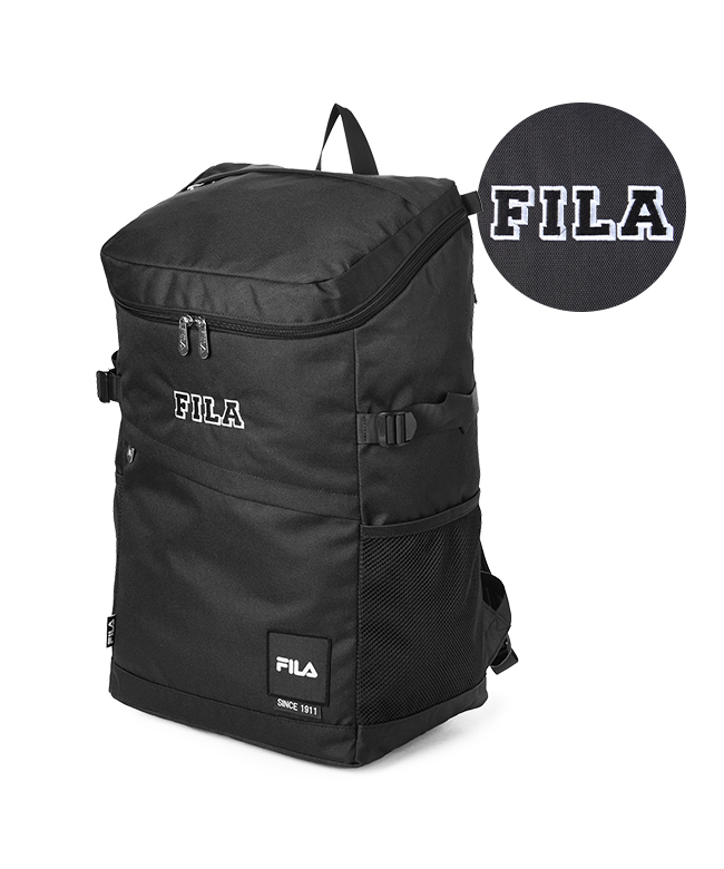 FILA バックパック 30L 黒 クーポン】フィラ FILA FILA フィラ リュック 30L スクエア