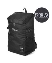 FILA/FILA フィラ リュック 30L スクエア ボックス型 大容量 通学 男子 女子 高校生 中学生 黒 軽量 撥水 韓国 ブランド 7804/505196207