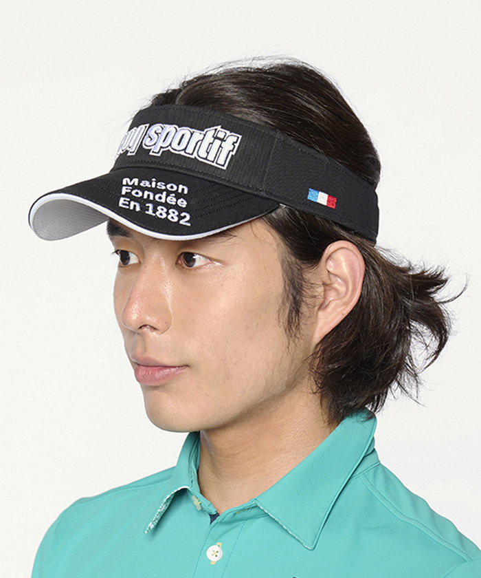 LECOQ GOLF ルコックゴルフ シャギーニットサンバイザー