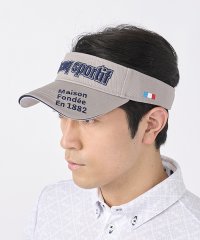 le coq sportif GOLF /定番ロゴサンバイザー (UVケア(UPF50)/505132156