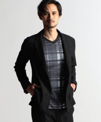 NICOLE CLUB FOR MEN/メッシュ調プリントジャケット/505186777