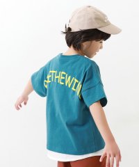 devirock/バックロゴプリント 半袖Tシャツ VIVID 子供服 キッズ 男の子 女の子 トップス 半袖Tシャツ Tシャツ /505196596