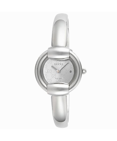 セール】GUCCI(グッチ) YA014512 レディース シルバー クォーツ 腕時計