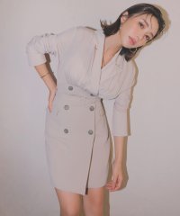 eimy istoire/エイミーイストワール eimy istoire ドッキングジャケットミニワンピース/505199154
