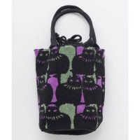 KAYA/【カヤ】レトロモダン 相良刺繍巾着バケツバッグ レモンイエロー/505199929