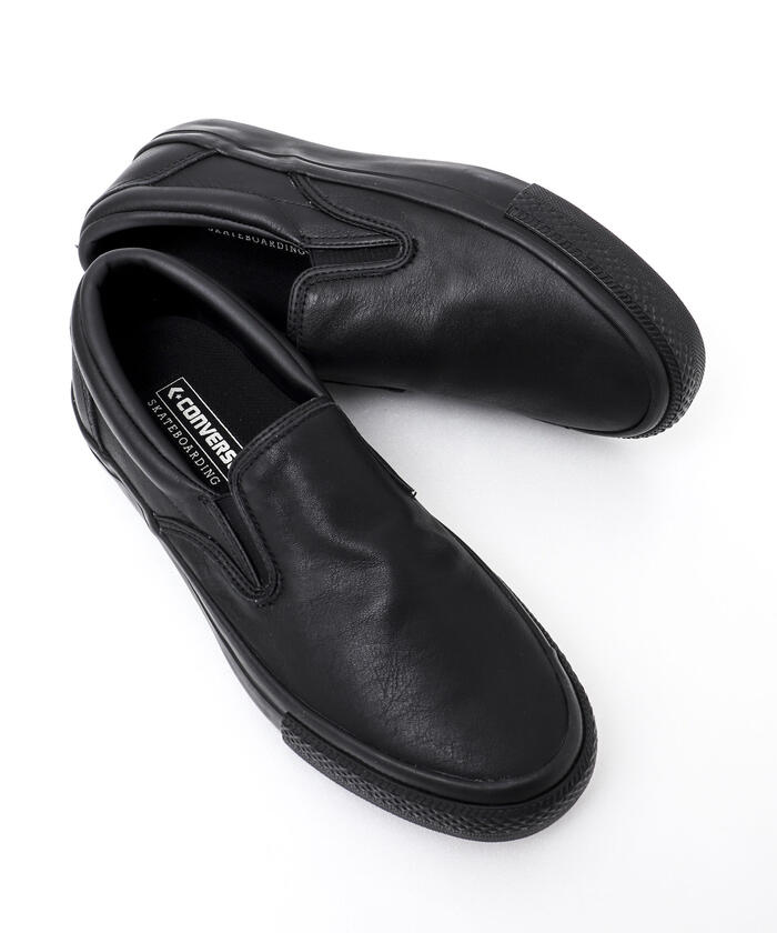 セール】【CONVERSE/コンバース】CS SLIP－ON SK LE レザー
