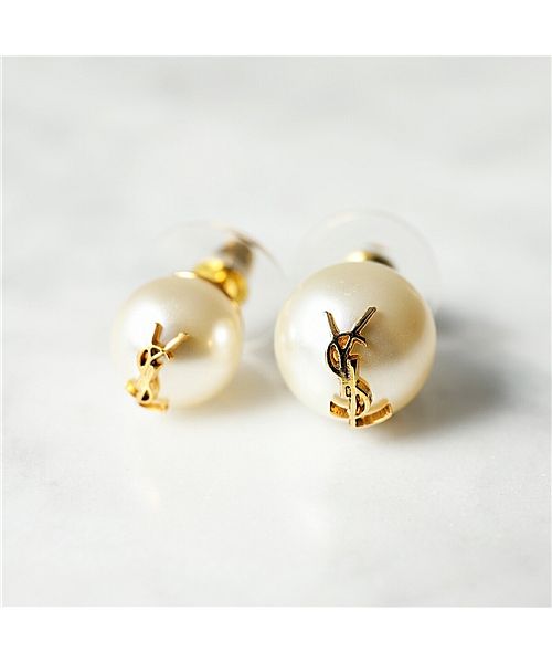 サンローラン パリ クリアビジュー 超ロングイヤリング イヤーカフ