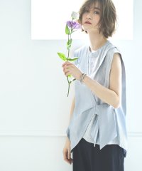 RUIRUE BOUTIQUE/ショルダータックアシンメトリーブラウス「T1125」/505200248