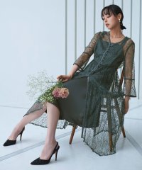 RUIRUE BOUTIQUE/ルイルエブティック RUIRUE BOUTIQUE 2WAYレースイレヘムプリーツワンピース/505200284