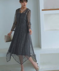 RUIRUE BOUTIQUE/ルイルエブティック RUIRUE BOUTIQUE 2WAYレースイレヘムプリーツワンピース/505200284