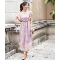 RUIRUE BOUTIQUE/ルイルエブティック RUIRUE BOUTIQUE チュールレースロングワンピース/505200306