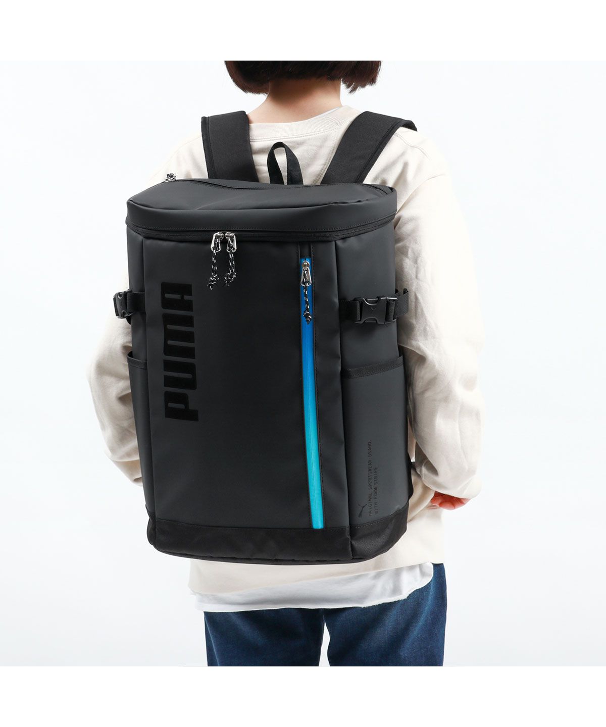 【PUMA】 ZEUS ブラック/ブルー 30l デイパック E-rb PUMA】 ZEUS ブラック/ブルー 30l デイパック E-rb - メルカリ