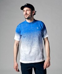 Munsingwear/RENUグラデーションモックネックニット半袖シャツ(手洗い可)【アウトレット】/505127945