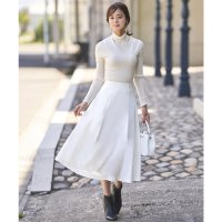 RUIRUE BOUTIQUE/ルイルエブティック RUIRUE BOUTIQUE シークレットゴムハイウエストAラインスカート/505200405