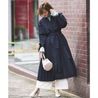 RUIRUE BOUTIQUE/ルイルエブティック RUIRUE BOUTIQUE パワーパフスリーブ プリーツトレンチコート/505200440