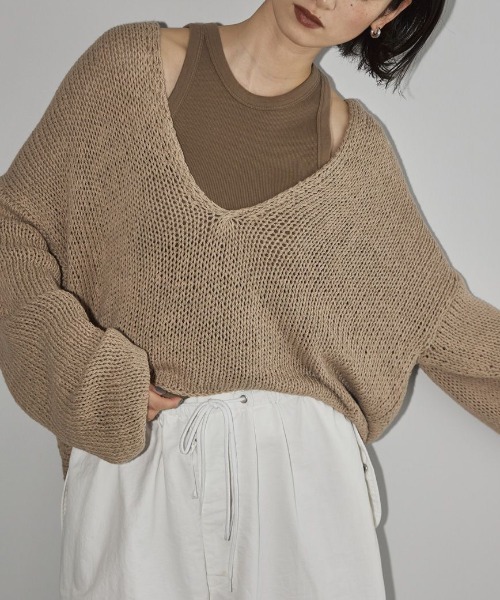 TODAYFUL Uneck Hand Knit  トゥデイフル