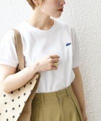 SHIPS any WOMEN/《一部予約》【SHIPS any別注】LACOSTE: PIQUE クルーネック Tシャツ 24SS/505206441