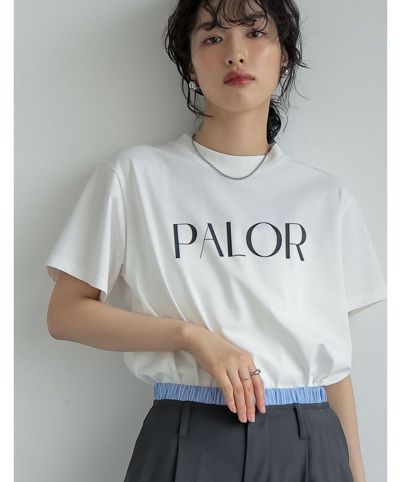 セール】[神山まりあさん着用][2024SS COLLECTION][接触冷感][UVカット]ラバープリントロゴTシャツ(505160620) |  リエディ(Re:EDIT) - d fashion