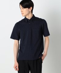 COMME CA ISM MENS/吸水速乾 カノコ ドットプリント ポロシャツ/505179480