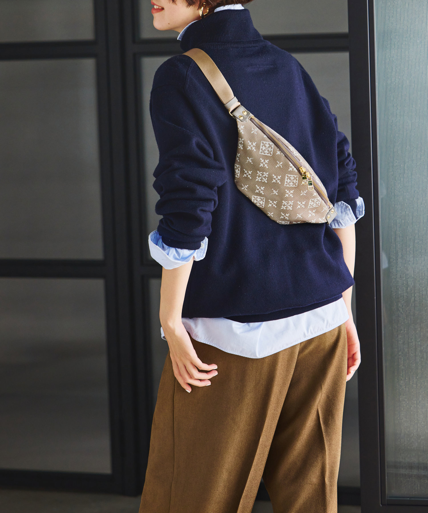 セール 30%OFF】ミニマルボディバッグ【コットンジャガード】(CE セール 30%OFF】ミニマルボディバッグ【コットンジャガード】(CE