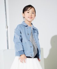COMME CA ISM KIDS/ステッチデニム　ブルゾン/505194992