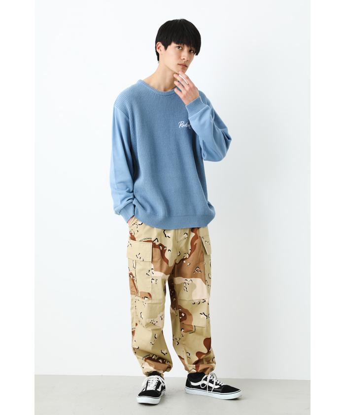 セール 50%OFF】メンズLOGOコンビニットトップス(505207108
