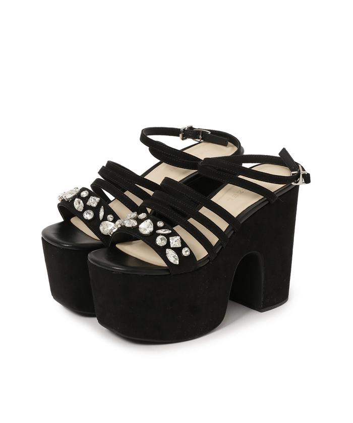 【ALDO】パステルクリア☆フラット・編み込み風〇ラバーサンダル 53-661dd.jpg