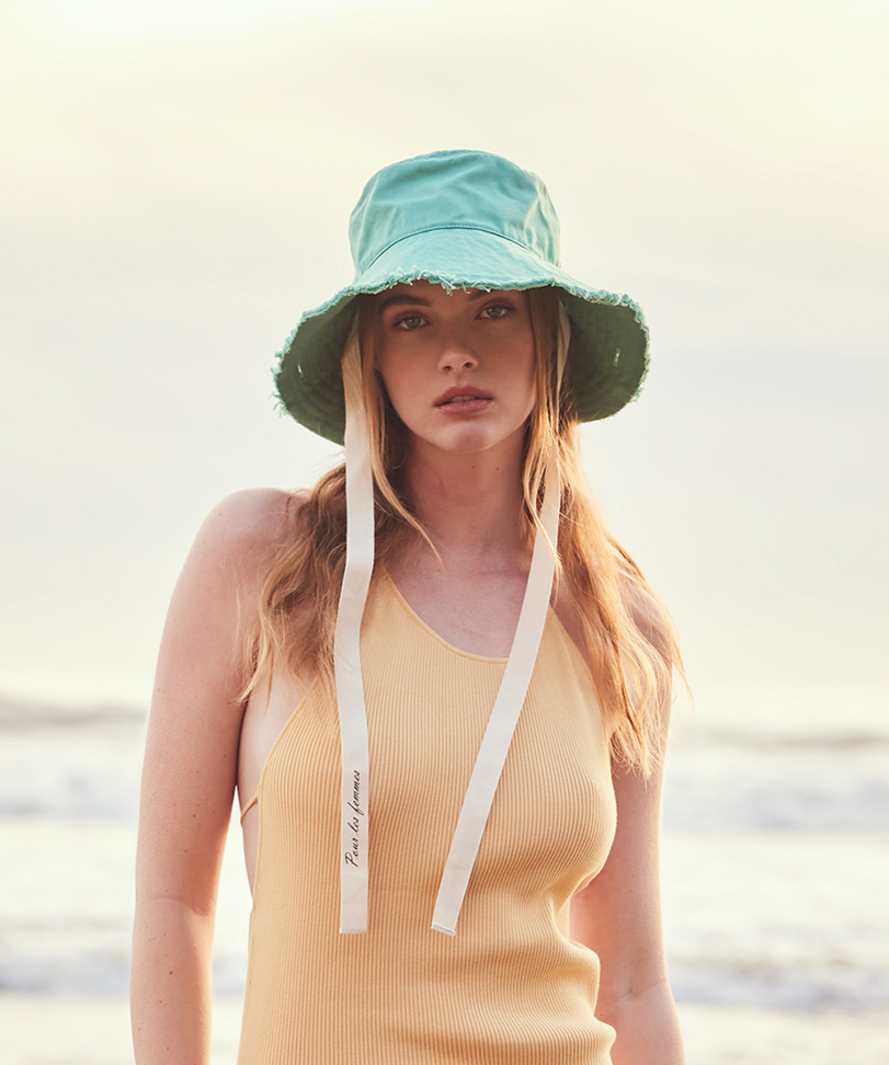 シャポー ド オー Chapeau d'O Chapeau d' O Washed Fringe Hat