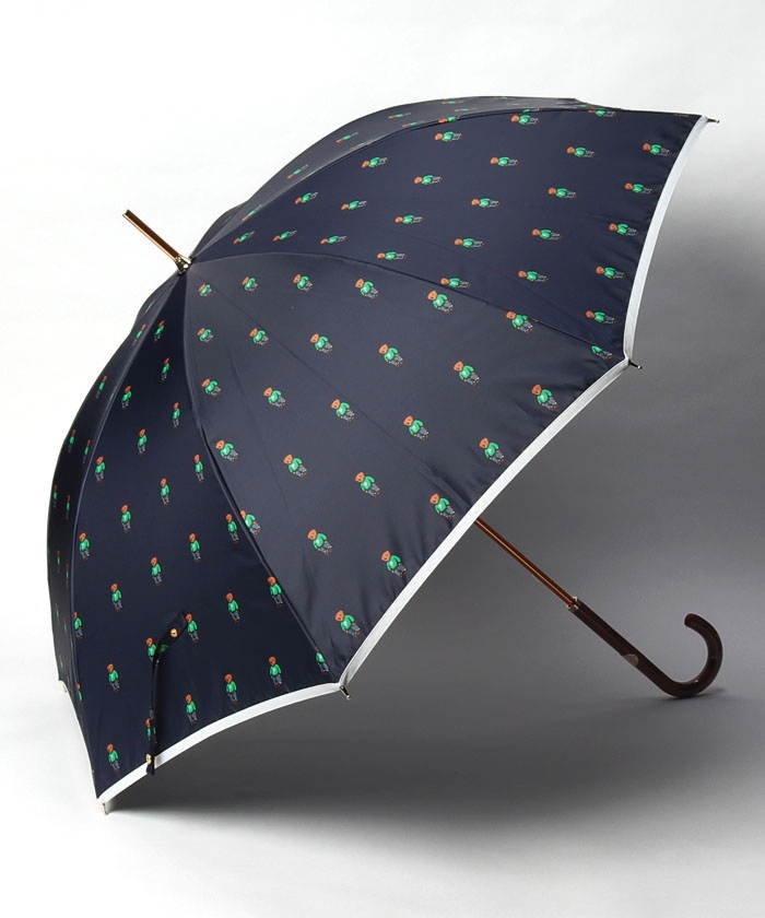 POLO Ralph Lauren ベアデザイン傘　新品未使用‼️ WEB限定】日傘 ワンポイントポロベア刺繍×フリル 1級遮光 長傘