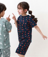 devirock/どっちも前 半袖パジャマ 子供服 キッズ 男の子 女の子 ルームウェア 半袖ルームウェア パジャマ /505207537