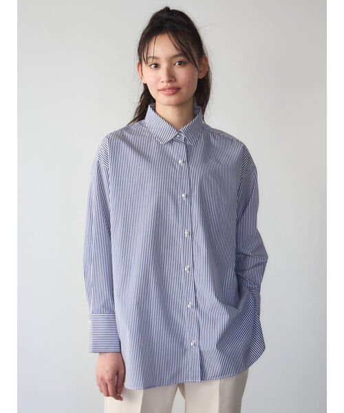 クーポン】【セール 50%OFF】・ELENCARE DUE パールボタンシャツチュニック(505208007) | グリーンパークス(Green Parks) - d fashion