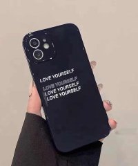 shopnikoniko/LOVE YOURSELF スマホケース ma 【即納】 アイフォン スマホ カバー ケース iPhoneケース iPhone13 iPhone14 TPU ソ/505208684