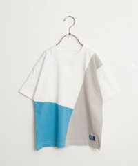 ikka kids/USAコットン 斜め切り替えTシャツ（120〜160cm）/505025728