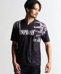 NICOLE CLUB FOR MEN/グラデーションロゴ半袖Tシャツ/505095344